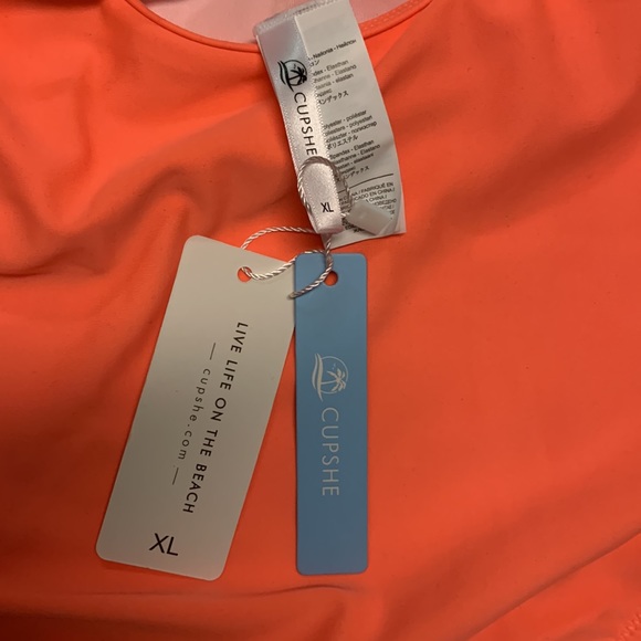 Cupshe Orange One Piece Swimsuit - Picture 3 of 9